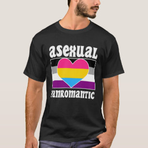 Camiseta Sinalizador do Orgulho Panromântico Asexuado Ace
