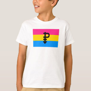 Camiseta Sinalizador do Orgulho Pansexual