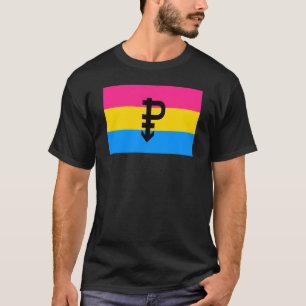 Camiseta Sinalizador do Orgulho Pansexual