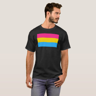 Camiseta Sinalizador do Orgulho Pansexual LGBTQ