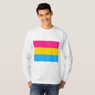 Camiseta Sinalizador do Orgulho Pansexual LGBTQ