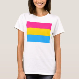 Camiseta Sinalizador do Orgulho Pansexual LGBTQ