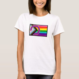 Camiseta Sinalizador do Orgulho Progressivo Intersexual