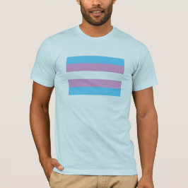 Camiseta Sinalizador do Orgulho Transgênero