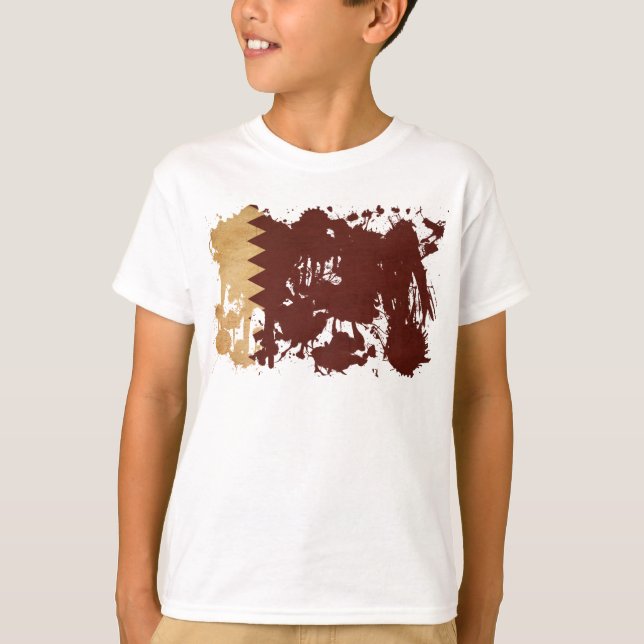 Camiseta Sinalizador do Qatar (Frente)