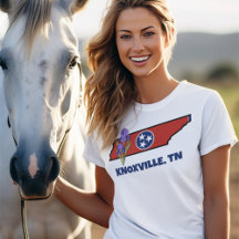 Sinalizador do Tennessee e texto personalizado da 