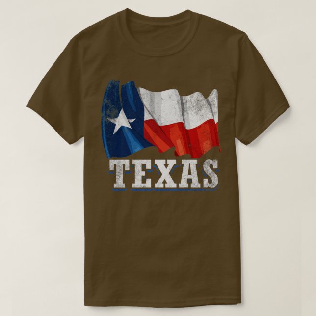 Camiseta Sinalizador do Texas1 (Frente do Design)