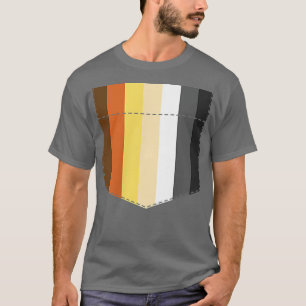 Camiseta Sinalizador do urso do mês do orgulho LGBTQ no meu