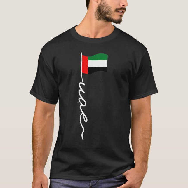 Camiseta Sinalizador Dos Emirados Árabes Unidos Para A Pavi (Frente)