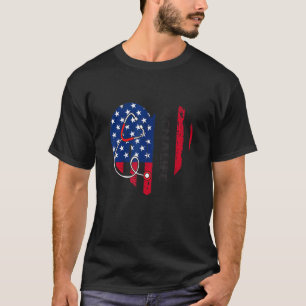 Camiseta Sinalizador dos Estados Unidos, Cna Life Stethosco