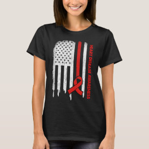 Camiseta Sinalizador dos Estados Unidos Sensibilização para