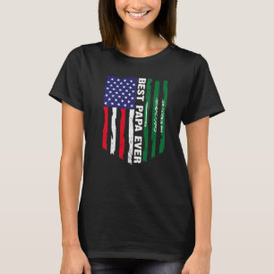 Camiseta Sinalizador dos EUA e bandeira da Arábia Saudita M