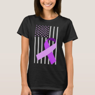 Camiseta Sinalizador Dos Eua Heimerheimer Ribbon Heimerheim