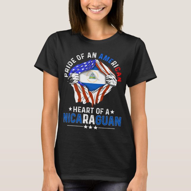 Camiseta Sinalizador dos Negócios Estrangeiros nicaraguense (Frente)