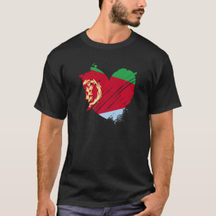 Camiseta Sinalizador eritreia, adoro. Está no meu DNA para