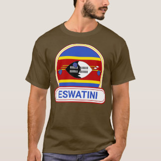 Camiseta Sinalizador Eswatini - Crachá Eswatini