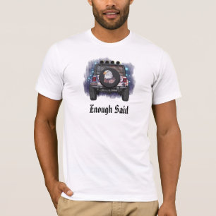Camiseta *~* Sinalizador EUA fora de estrada - Azul branco 