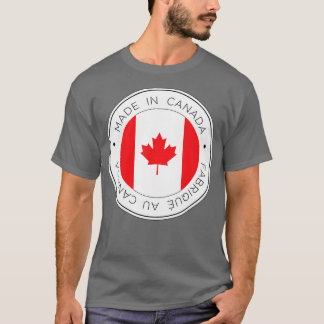 Camiseta Sinalizador Feito no Canadá