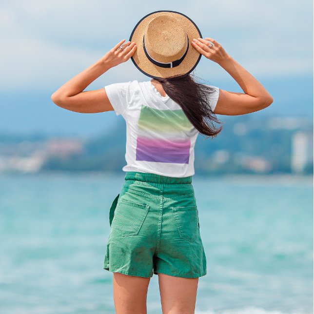 Camiseta Sinalizador Gradient Genderfea Pride - Sinalizador (Criador carregado)