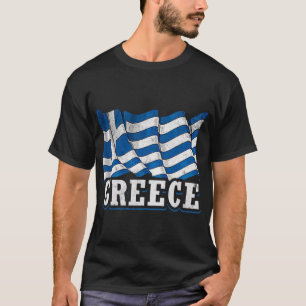 Camiseta Sinalizador grego grécia