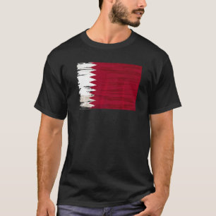 Camiseta Sinalizador Grunge Qatar