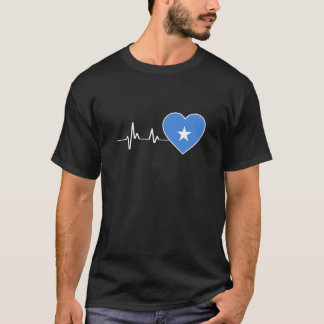 Camiseta Sinalizador "Heartbeat Somália" Como Sinal Somali