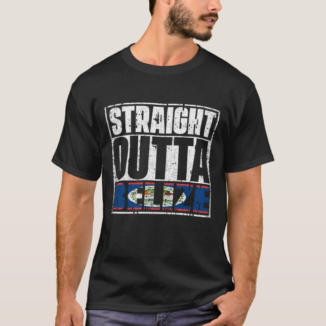 Camiseta Sinalizador hetero Out Belize (Frente)