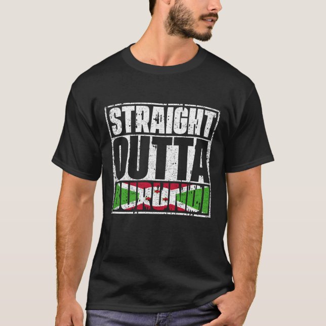 Camiseta Sinalizador Hetero Outta Burundi (Frente)