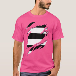 Camiseta Sinalizador heterossexual Design Gay LGBT