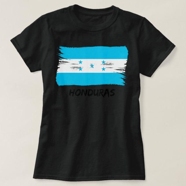 Camiseta Sinalizador Hondurenho Equipe Honduras Fan Jersey  (Frente do Design)