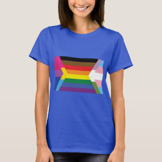 Camiseta Sinalizador Inclusivo com Cores Bi, Pan, Trans e G