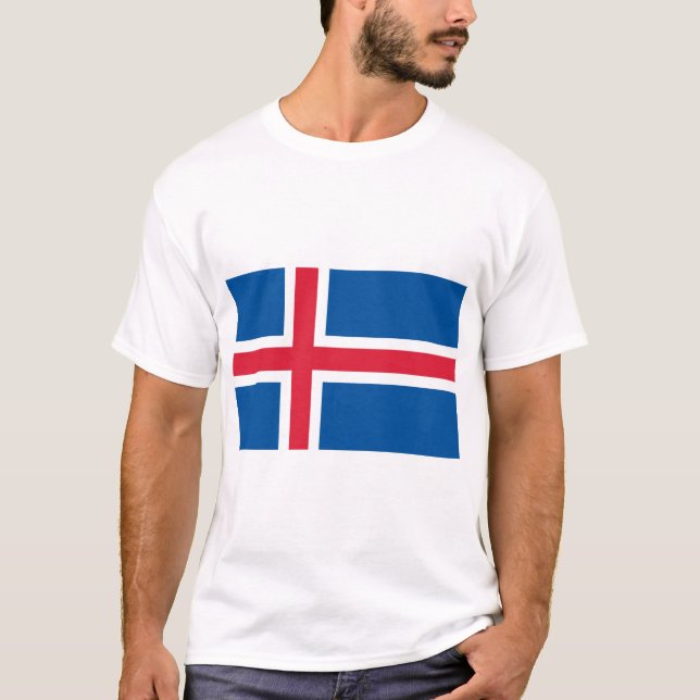 Camiseta Sinalizador Islândia (Frente)