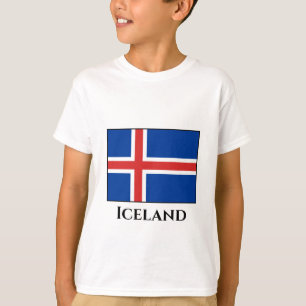 Camiseta Sinalizador Islândia (islandês)