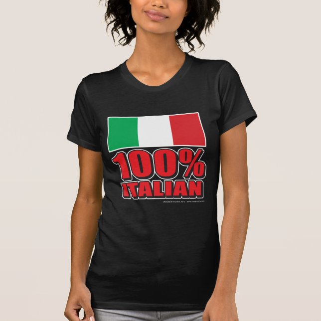 Camiseta Sinalizador italiano 100% (Frente)