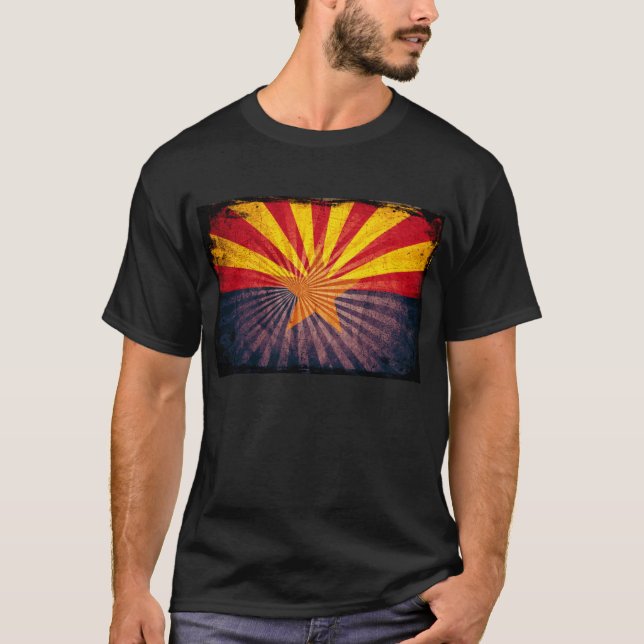Camiseta Sinalizador legal de Arizona do Grunge (Frente)