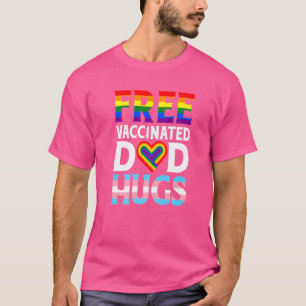 Camiseta Sinalizador Lgbt Pai Gratuito Abraço Pai Abraço Ga