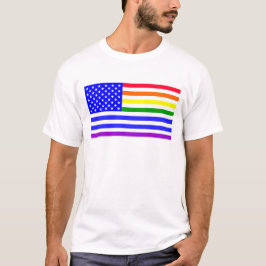 Camiseta Sinalizador Lgbt USA