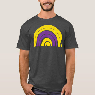 Camiseta Sinalizador LGBTQ do Orgulho Intersexual LGBTQIA+
