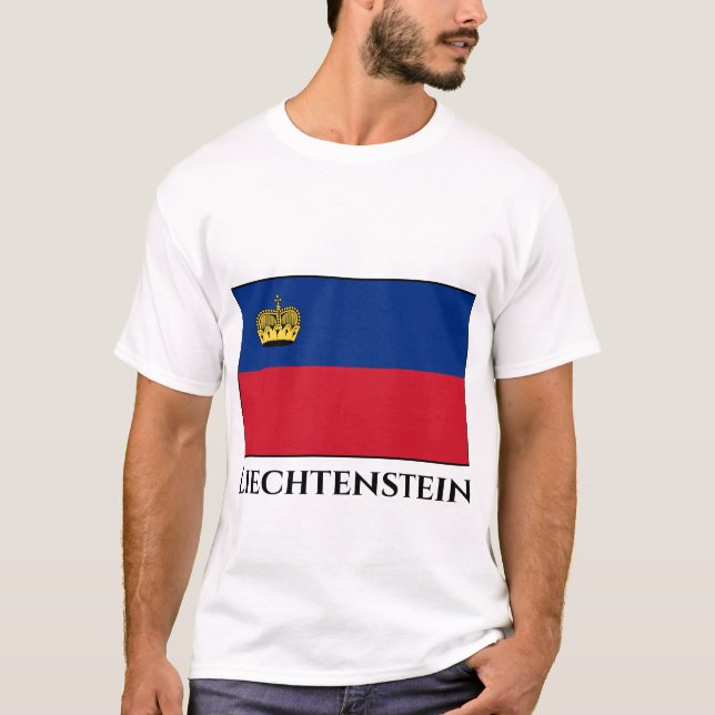Camiseta Sinalizador Liechtenstein (Frente)
