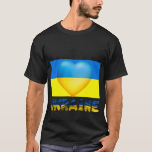 Camiseta Sinalizador Love and Safe Ucrânia