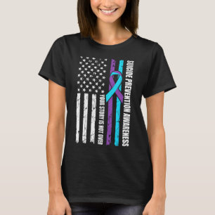 Camiseta Sinalizador Mês De Sensibilização Para A Prevenção