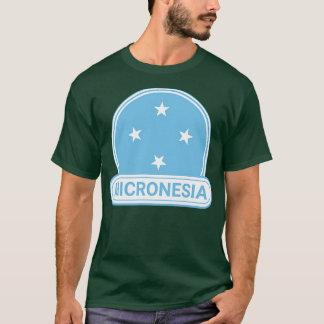 Camiseta Sinalizador Micronésia Crachá Micronésia