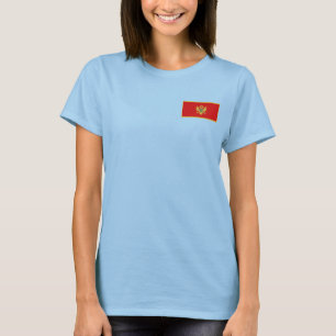 Camiseta Sinalizador Montenegro e Mapear T-Shirt