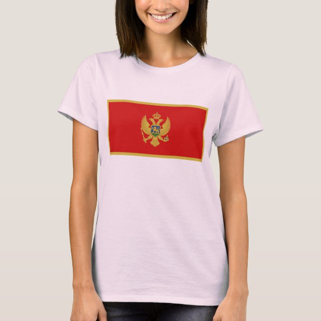 Camiseta Sinalizador Montenegro x Mapa T-Shirt (Frente)