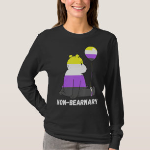 Camiseta Sinalizador Não Binário Ballon Lgbtq Não Binário