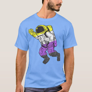 Camiseta Sinalizador Não Binário do Espaço Astronauta Não B