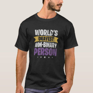 Camiseta Sinalizador Não Binário do Genderqueer Pessoa Não