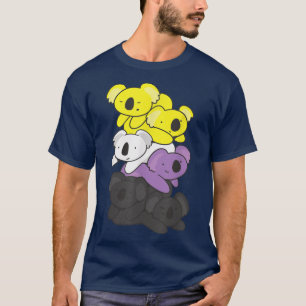 Camiseta Sinalizador Não Binário Orgulho Não Binário LGBTQ