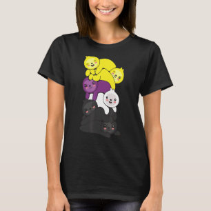 Camiseta Sinalizador Não Binário Orgulho Não Binário Lgbtq