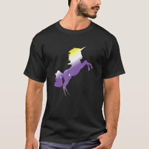 Camiseta Sinalizador Não Binário Unicórnio Unicórn Lgbt Fil